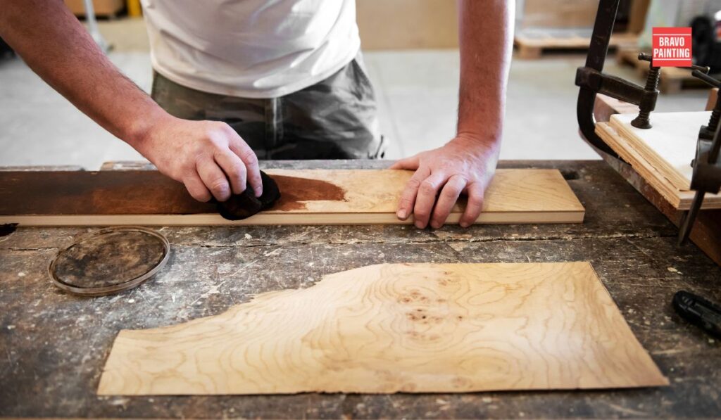 best way to apply stain to wood