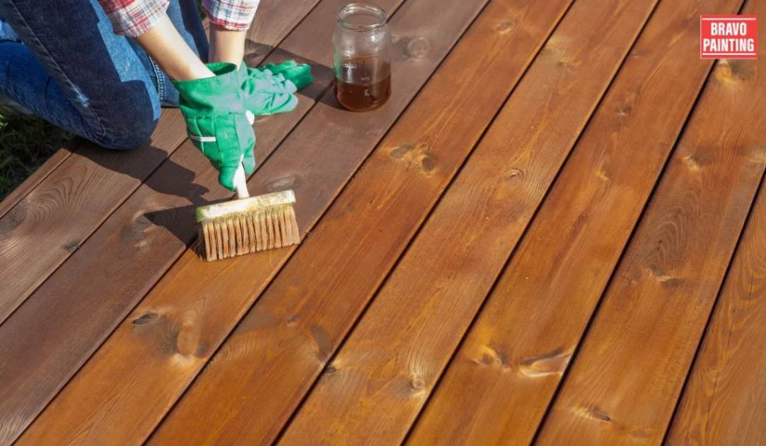 painting the deck