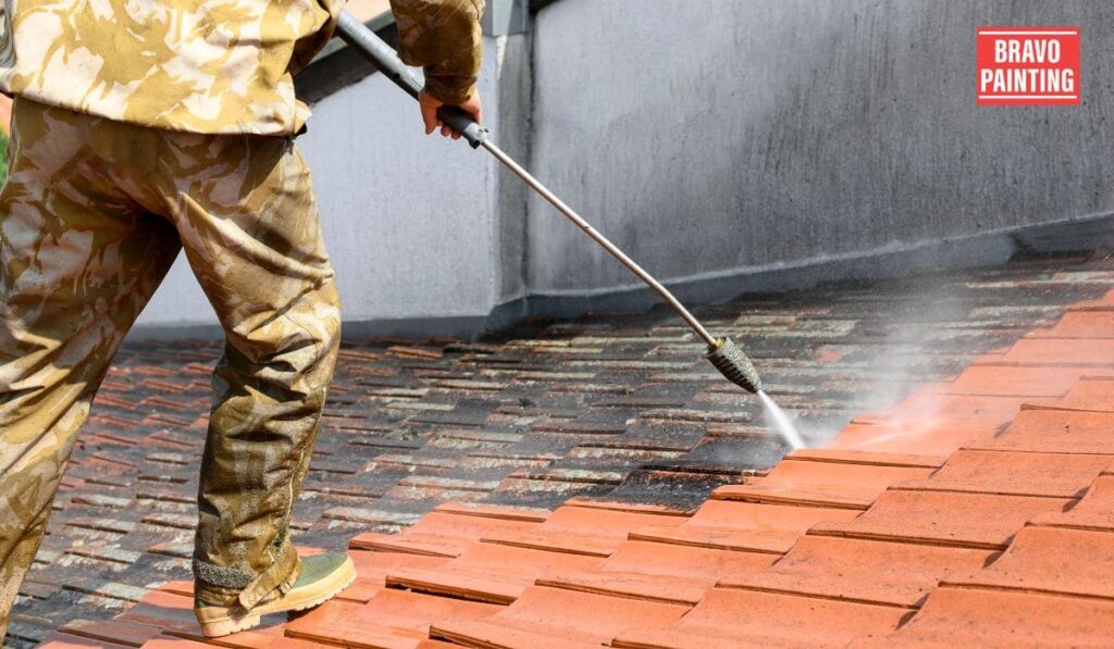 Professional soft pressure washing technicians have extensive training and experience in cleaning a variety of surfaces, including siding, decks, driveways, roofs, and more.