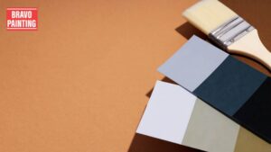 A Paint Brush And Cards