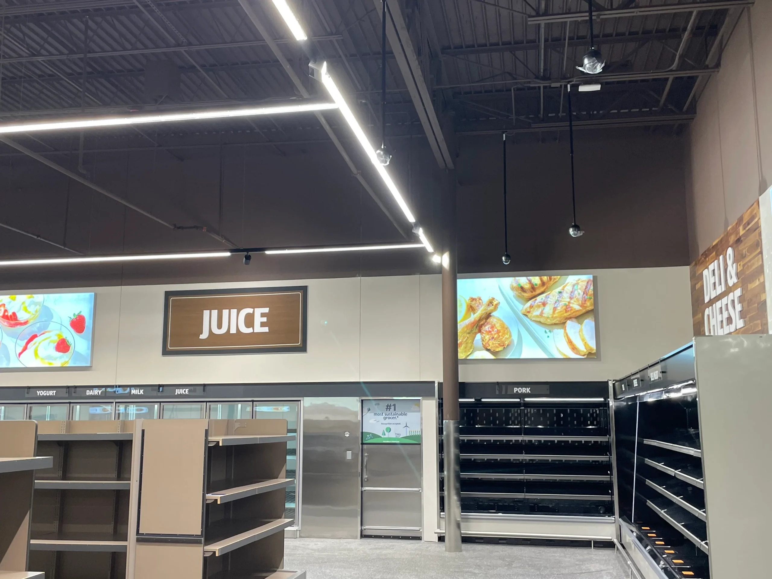 a store with shelves and shelves in front of it