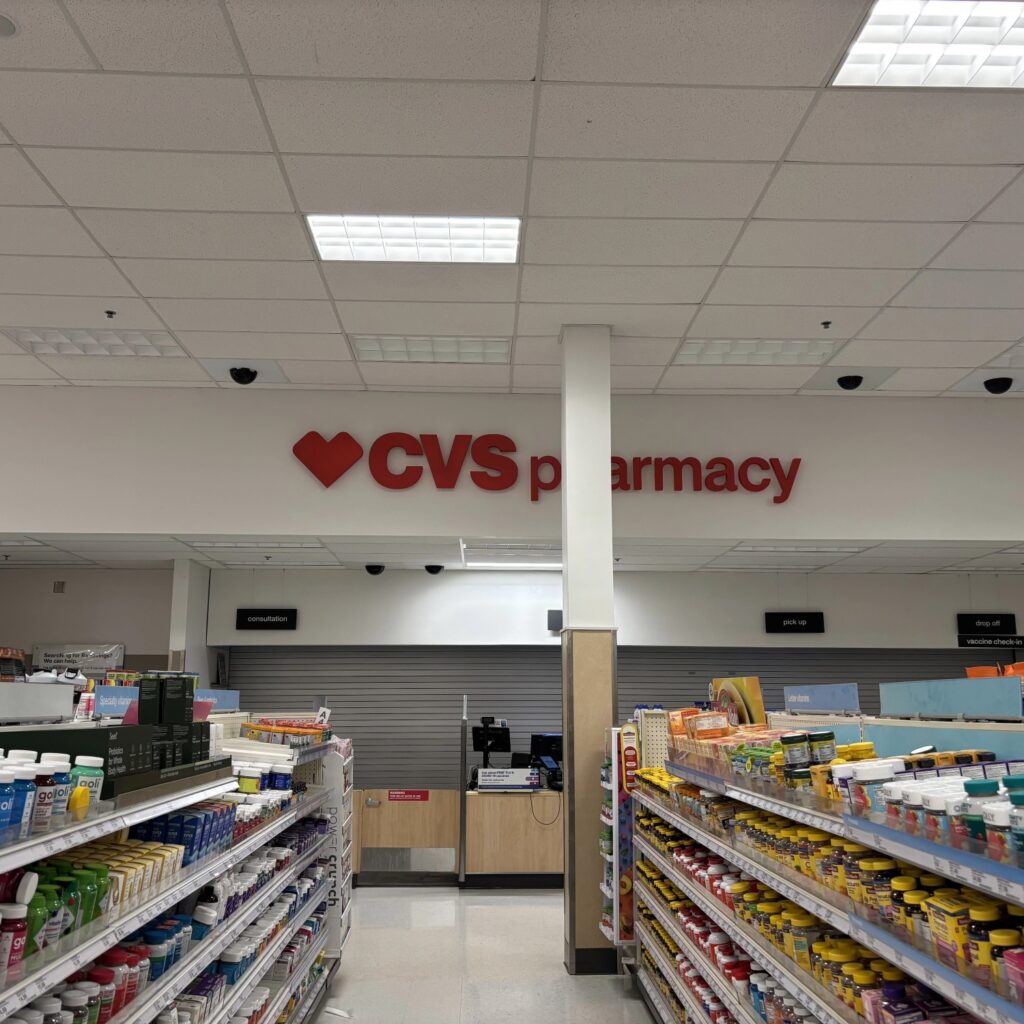 a store with shelves of food