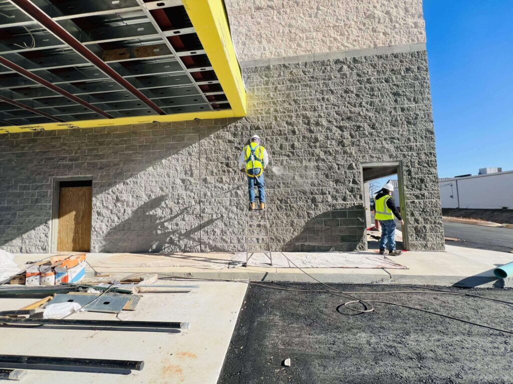 Discount Tire of commercial exterior painting